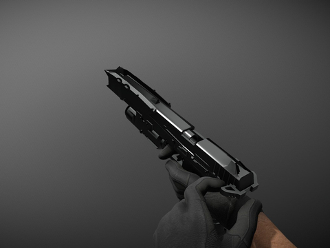  手枪 枪支 枪械su模型 