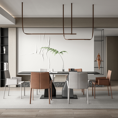  Poliform 餐厅su模型 