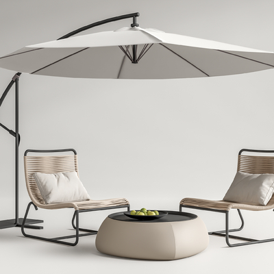 现代户外椅 休闲椅su模型