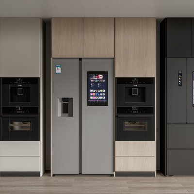 嵌入式冰箱 冰柜su模型