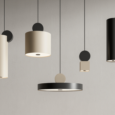 Calee 床头小吊灯su模型