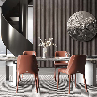 现代轻奢餐桌椅su模型