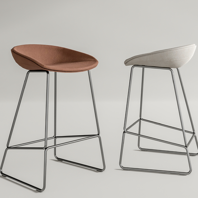 现代吧台椅 吧凳su模型