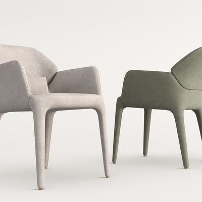 现代餐椅单椅su模型