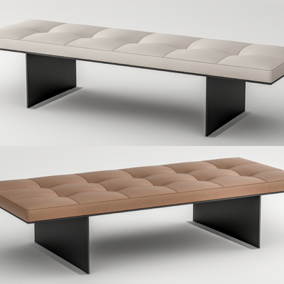  现代沙发凳床尾凳su模型 