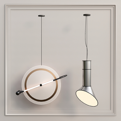 现代时尚吊灯su模型