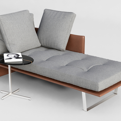 现代布艺贵妃椅su模型