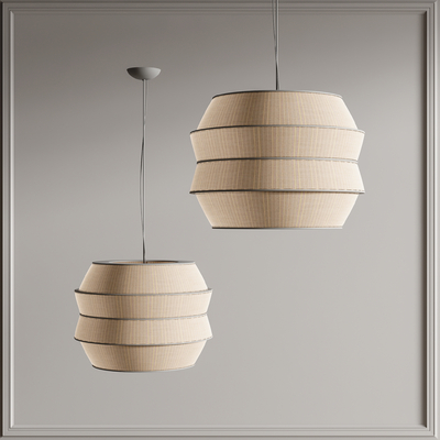 侘寂吊灯su模型