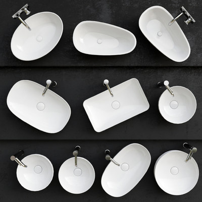  现代洗手台su模型 