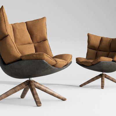 现代布艺休闲椅su模型