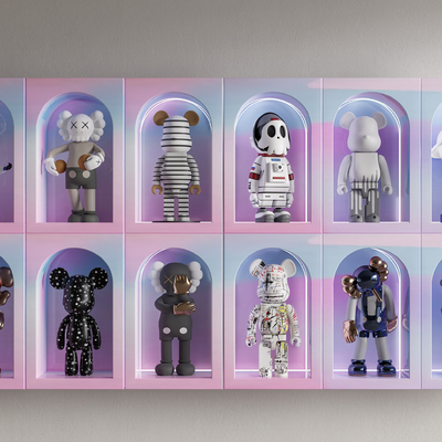  公仔 暴力熊玩偶su模型 