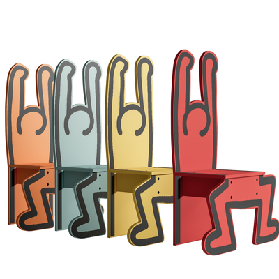  现代儿童椅su模型 