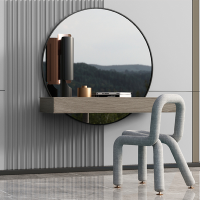 现代轻奢梳妆台su模型