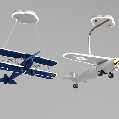  现代儿童房吊灯su模型 