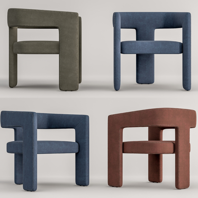 现代单椅su模型