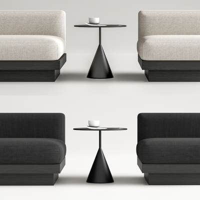 单人沙发su模型