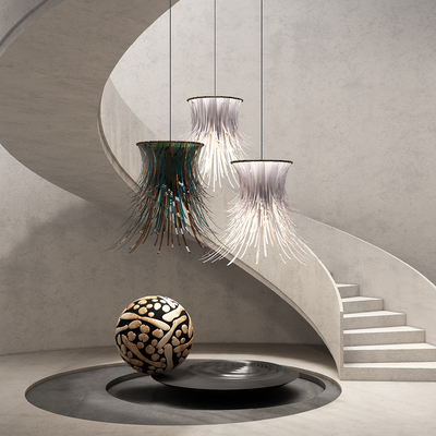 现代楼梯雕塑小品su模型