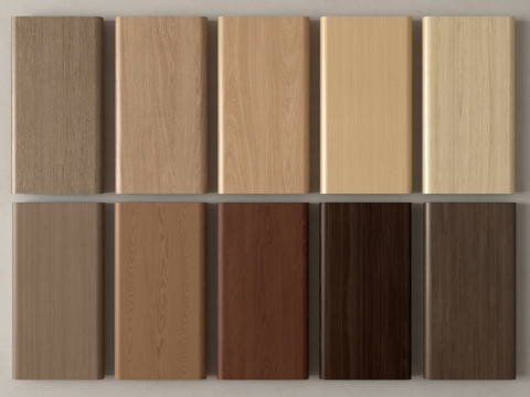 木饰面 护墙板 背景墙板 墙裙su模型