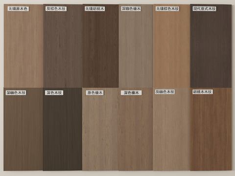 现代木饰面 护墙板 墙饰板 木饰面背景墙su模型