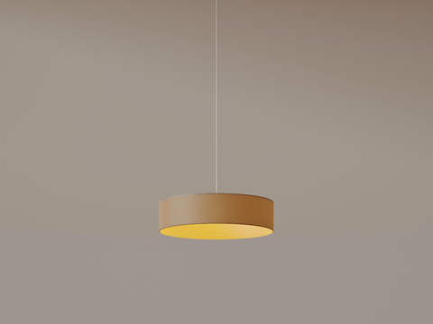 现代极简吊灯 中古奶油风吊灯 北欧简约吊灯 餐厅吊灯su模型