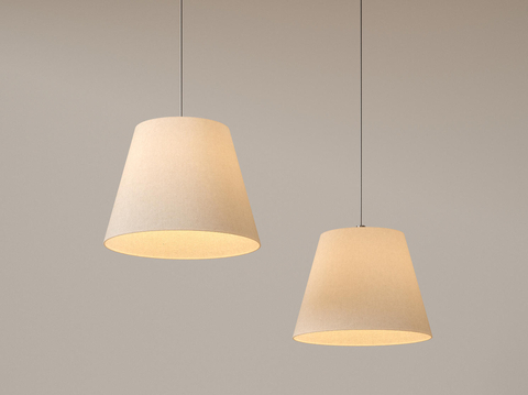 现代极简吊灯 中古奶油风吊灯 北欧简约吊灯 餐厅吊灯su模型