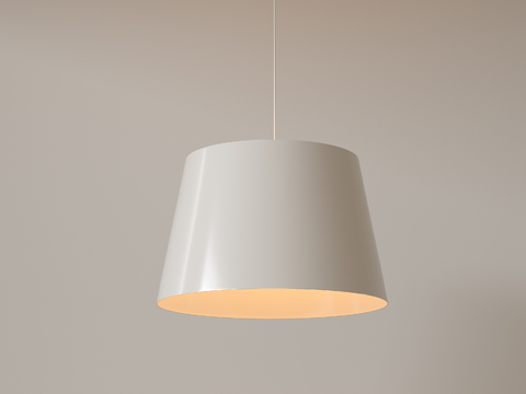 现代极简吊灯 中古奶油风吊灯 北欧简约吊灯 餐厅吊灯su模型