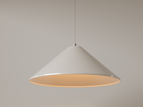 现代极简吊灯 中古奶油风吊灯 北欧简约吊灯 餐厅吊灯su模型