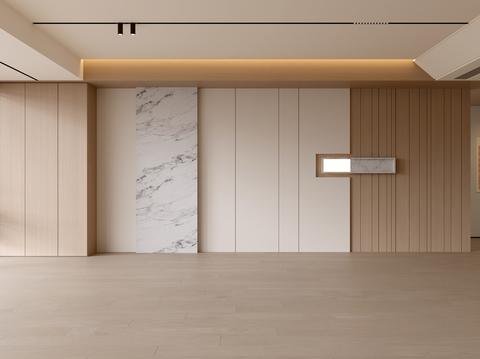 现代客厅 奶油客厅 沙发背景墙 客厅背景 奶油风背景墙su模型su模型