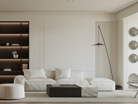 现代客餐厅su模型