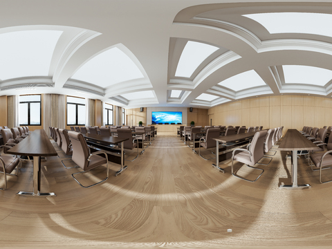 大会议室vr全景3d模型 