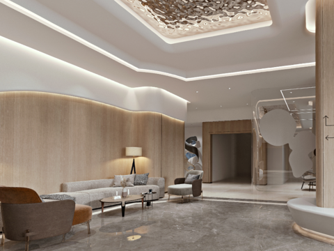  现代母婴会所vr全景3d模型 