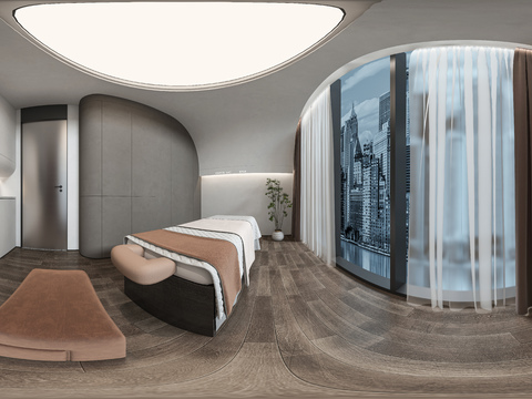  美容院 SPA护理房vr全景3d模型 