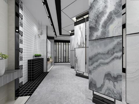  北欧瓷砖专卖店vr全景3d模型 