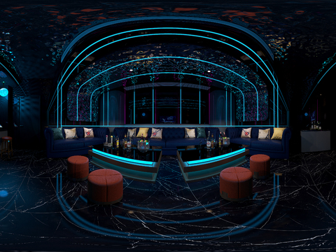  KTV包厢 夜总会 酒吧vr全景3d模型 