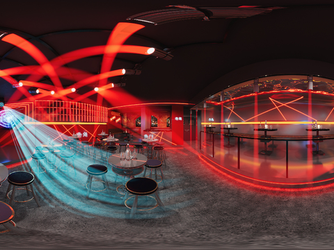  酒吧 酒馆cr全景3d模型 
