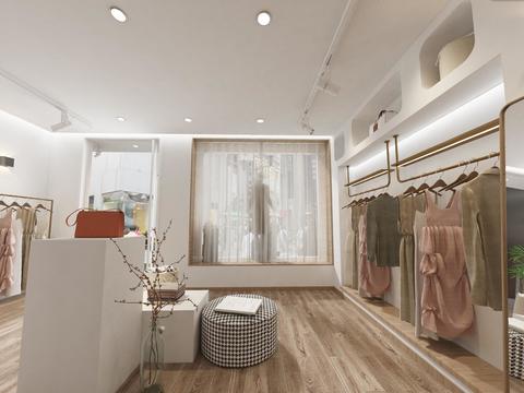  北欧女装服装店vr全景3d模型 