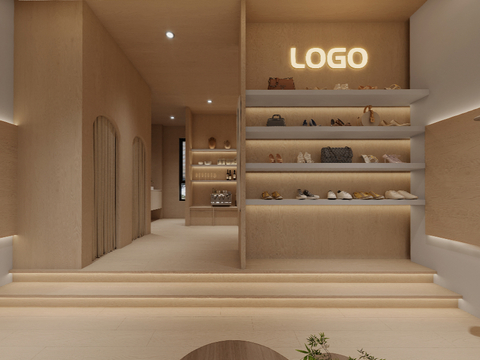 现代服装店cr全景3d模型