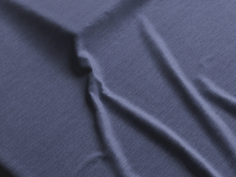  蓝色棉麻 麻布 棉布 布料材质 