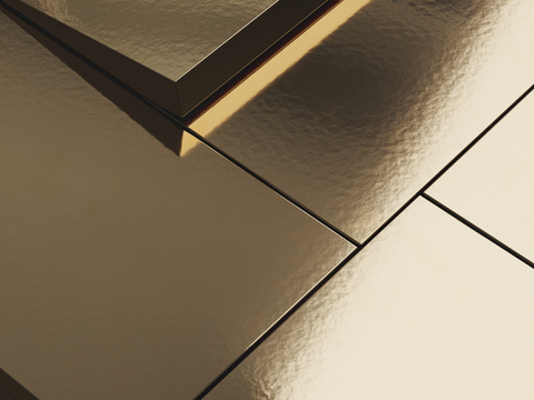  香槟金不锈钢材质 