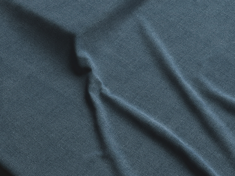  蓝色棉麻 麻布 棉布 布料材质 