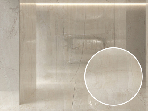  浅色大理石材质 