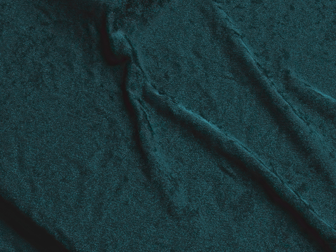  绿色绒布 棉布材质 