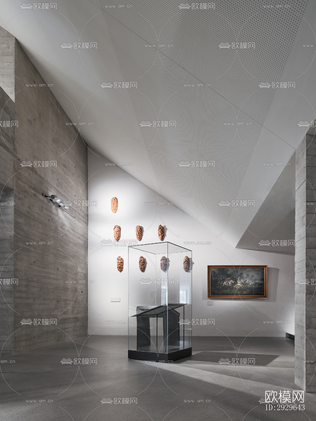 侘寂美术博物馆效果图下载（渲染图2）