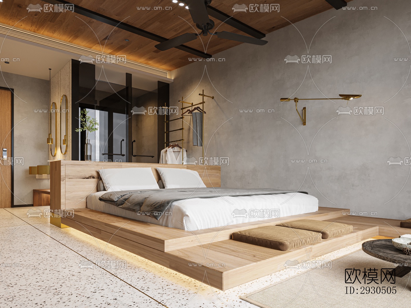 侘寂酒店民宿效果图下载（渲染图15）