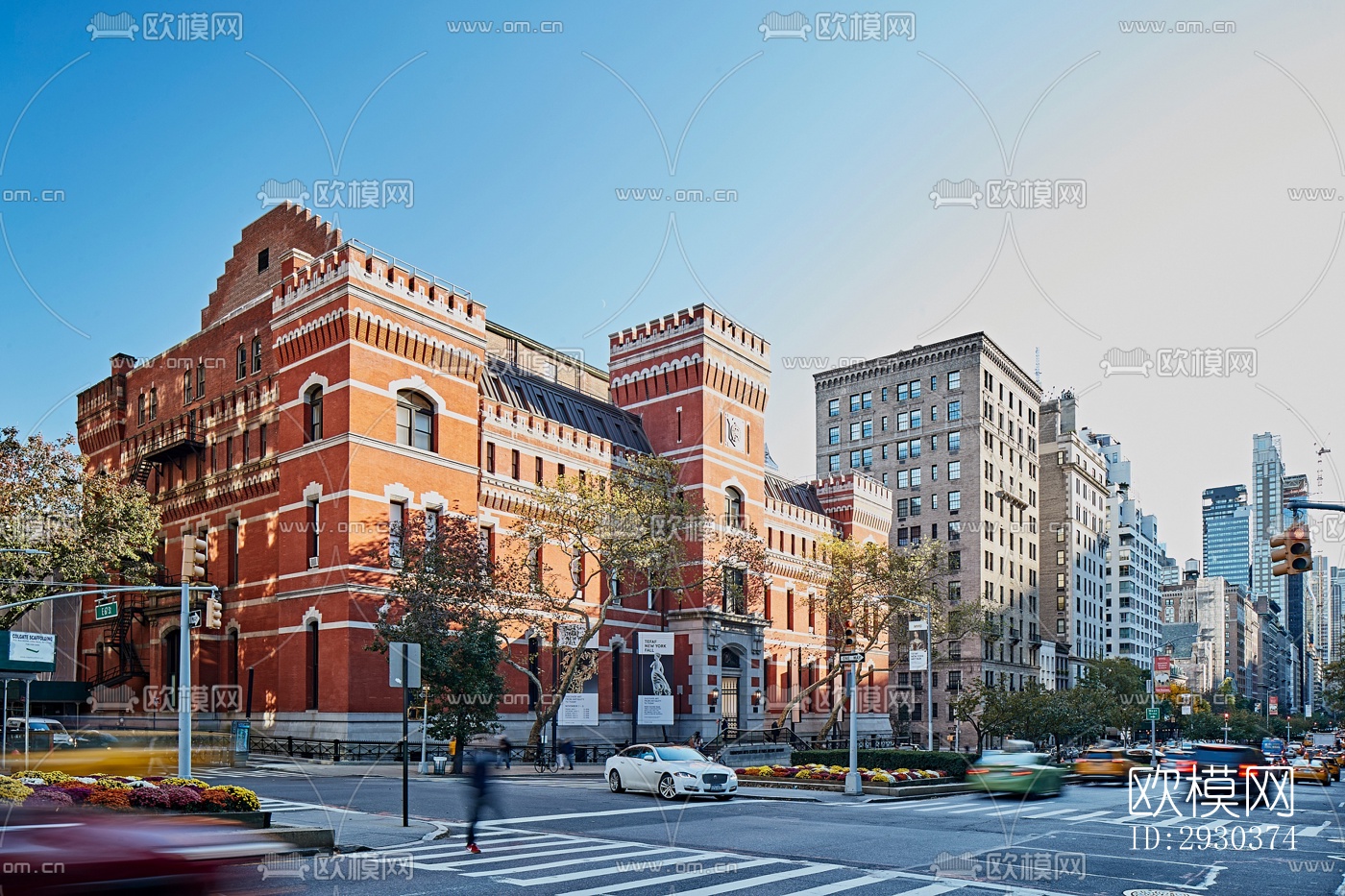 美式展览展厅效果图下载（渲染图1）