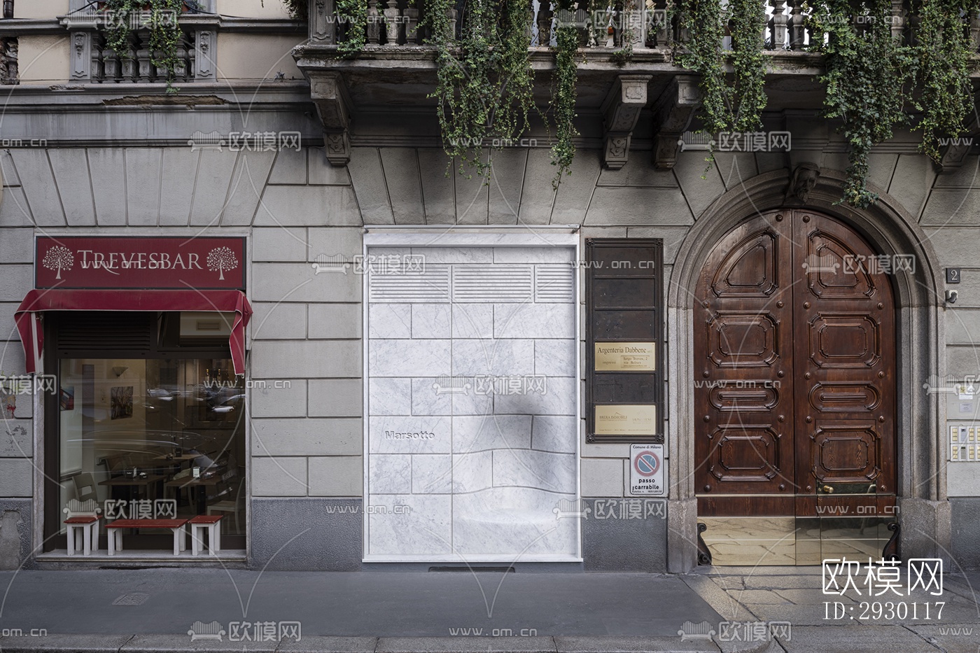 欧式展览展厅效果图下载（渲染图3）