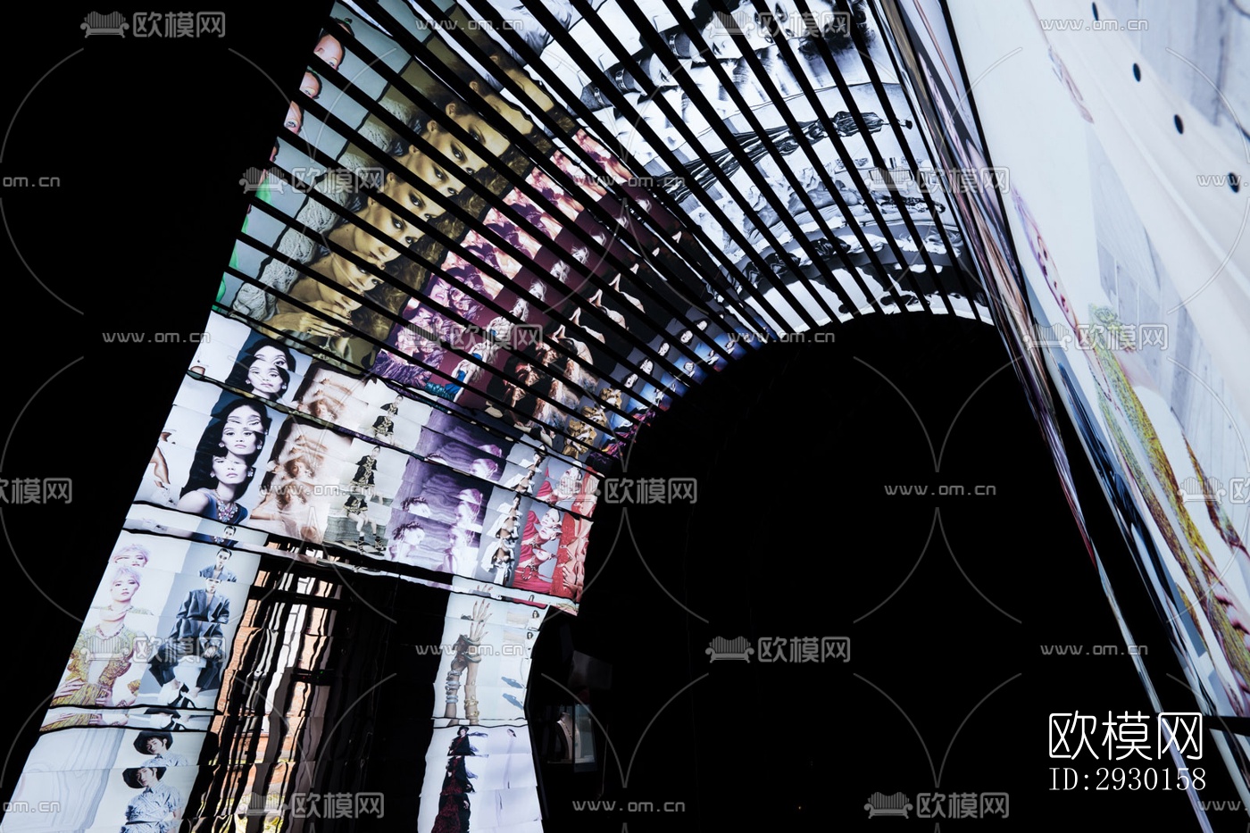 现代展览展厅效果图下载（渲染图1）