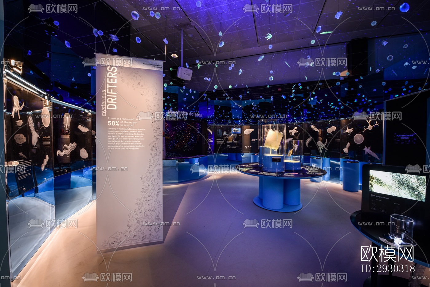 现代展览展厅效果图下载（渲染图5）