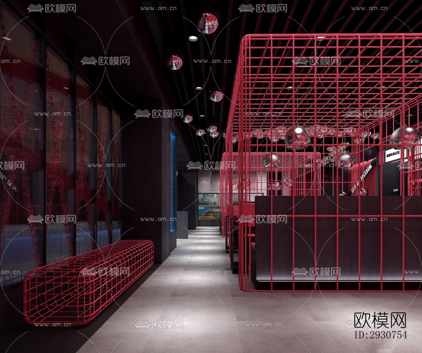 工业风零售店铺效果图下载（渲染图5）