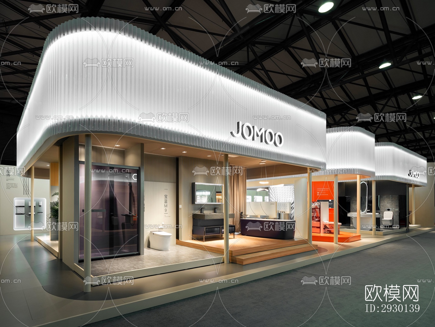 现代展览展厅效果图下载（渲染图14）